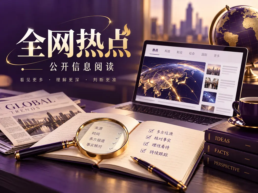 热点资料和线索整理的抽象视觉